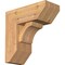 Ekena Millwork Legacy Slat Smooth Bracket w/ Offset Brace, Western Red Cedar, 7 1/2"W x 18"D x 18"H BKT0806X18X18LEC06SWR - alternate 1